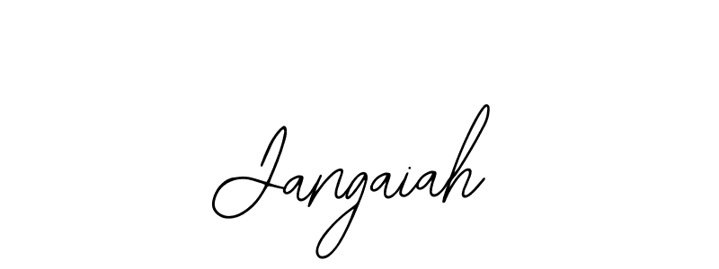 if you are searching for the best signature style for your name Jangaiah. so please give up your signature search. here we have designed multiple signature styles  using Bearetta-2O07w. Jangaiah signature style 12 images and pictures png