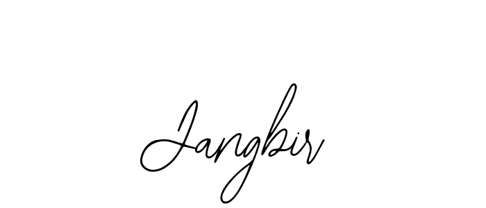 You should practise on your own different ways (Bearetta-2O07w) to write your name (Jangbir) in signature. don't let someone else do it for you. Jangbir signature style 12 images and pictures png