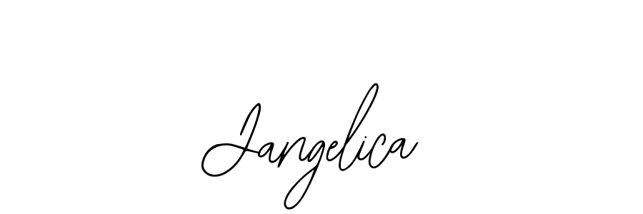 Use a signature maker to create a handwritten signature online. With this signature software, you can design (Bearetta-2O07w) your own signature for name Jangelica. Jangelica signature style 12 images and pictures png