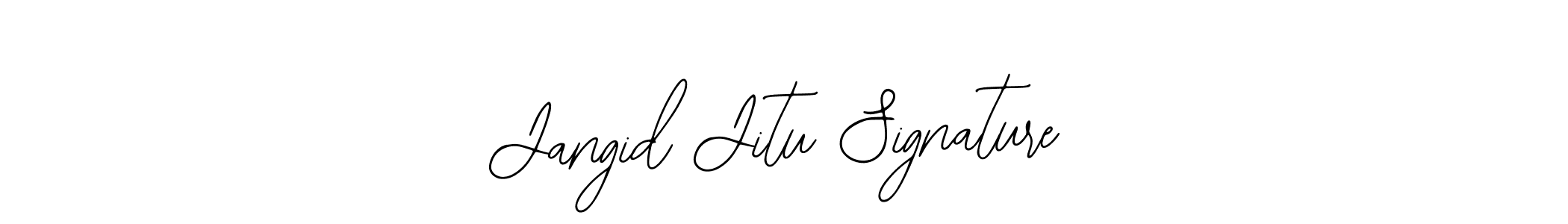 Design your own signature with our free online signature maker. With this signature software, you can create a handwritten (Bearetta-2O07w) signature for name Jangid Jitu Signature. Jangid Jitu Signature signature style 12 images and pictures png
