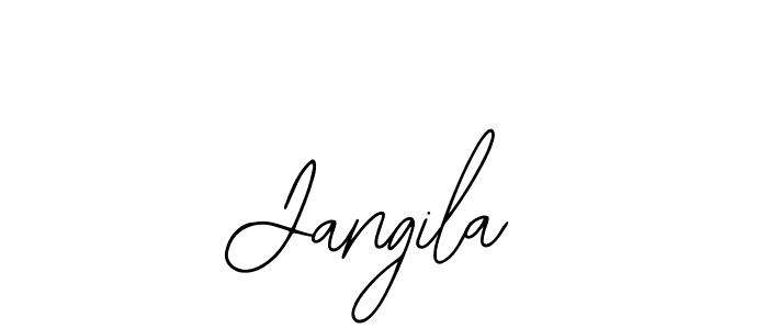 How to Draw Jangila signature style? Bearetta-2O07w is a latest design signature styles for name Jangila. Jangila signature style 12 images and pictures png