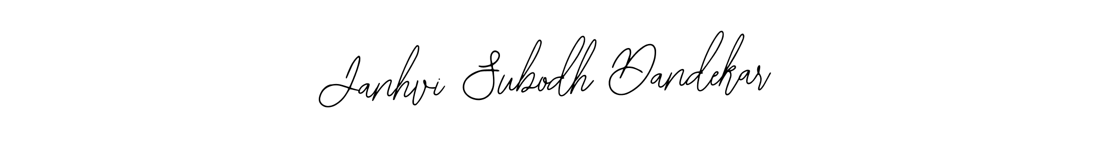 Make a beautiful signature design for name Janhvi Subodh Dandekar. With this signature (Bearetta-2O07w) style, you can create a handwritten signature for free. Janhvi Subodh Dandekar signature style 12 images and pictures png