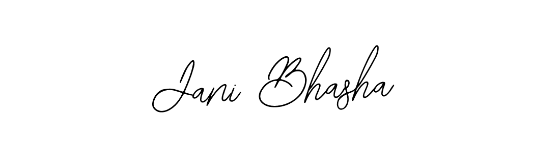 Also we have Jani Bhasha name is the best signature style. Create professional handwritten signature collection using Bearetta-2O07w autograph style. Jani Bhasha signature style 12 images and pictures png