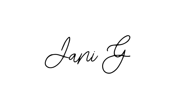 This is the best signature style for the Jani G name. Also you like these signature font (Bearetta-2O07w). Mix name signature. Jani G signature style 12 images and pictures png