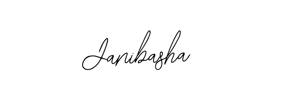 if you are searching for the best signature style for your name Janibasha. so please give up your signature search. here we have designed multiple signature styles  using Bearetta-2O07w. Janibasha signature style 12 images and pictures png