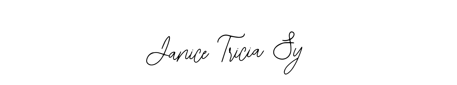 How to Draw Janice Tricia Sy signature style? Bearetta-2O07w is a latest design signature styles for name Janice Tricia Sy. Janice Tricia Sy signature style 12 images and pictures png