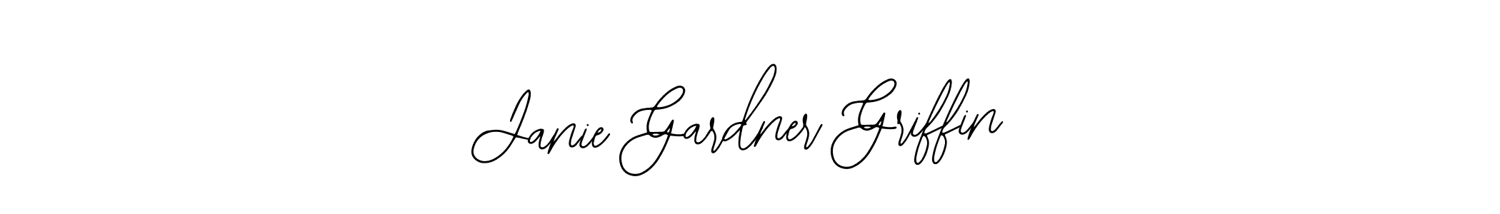 Use a signature maker to create a handwritten signature online. With this signature software, you can design (Bearetta-2O07w) your own signature for name Janie Gardner Griffin. Janie Gardner Griffin signature style 12 images and pictures png