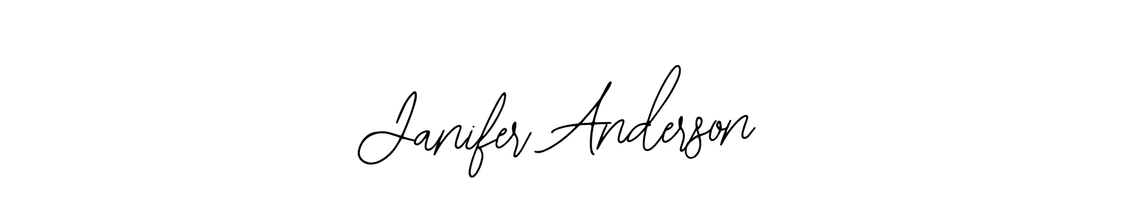 How to make Janifer Anderson name signature. Use Bearetta-2O07w style for creating short signs online. This is the latest handwritten sign. Janifer Anderson signature style 12 images and pictures png