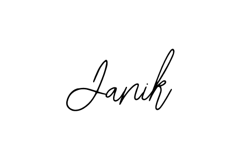 Design your own signature with our free online signature maker. With this signature software, you can create a handwritten (Bearetta-2O07w) signature for name Janik. Janik signature style 12 images and pictures png