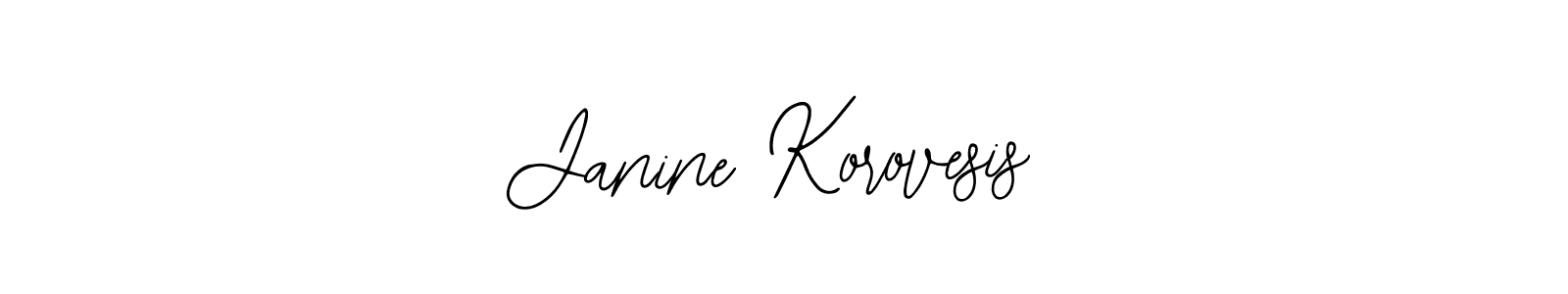 Make a beautiful signature design for name Janine Korovesis. With this signature (Bearetta-2O07w) style, you can create a handwritten signature for free. Janine Korovesis signature style 12 images and pictures png