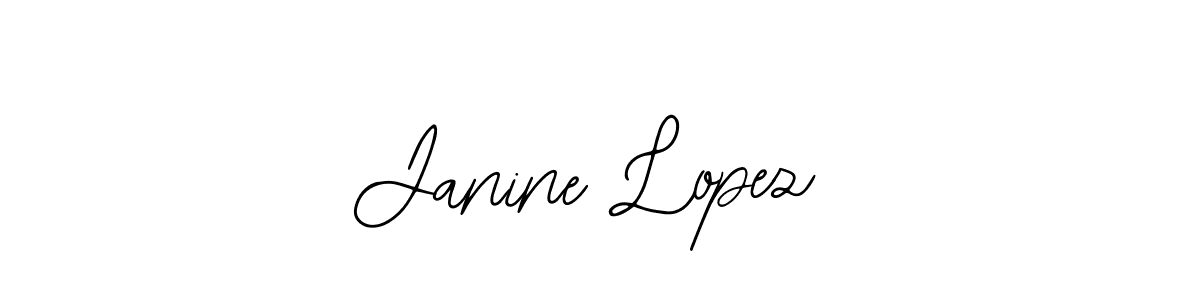 Janine Lopez stylish signature style. Best Handwritten Sign (Bearetta-2O07w) for my name. Handwritten Signature Collection Ideas for my name Janine Lopez. Janine Lopez signature style 12 images and pictures png