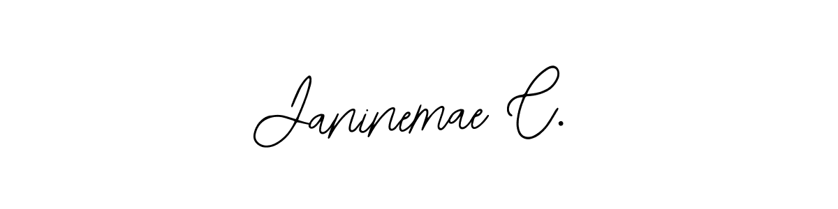 Make a beautiful signature design for name Janinemae C.. With this signature (Bearetta-2O07w) style, you can create a handwritten signature for free. Janinemae C. signature style 12 images and pictures png