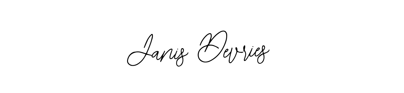Janis Devries stylish signature style. Best Handwritten Sign (Bearetta-2O07w) for my name. Handwritten Signature Collection Ideas for my name Janis Devries. Janis Devries signature style 12 images and pictures png