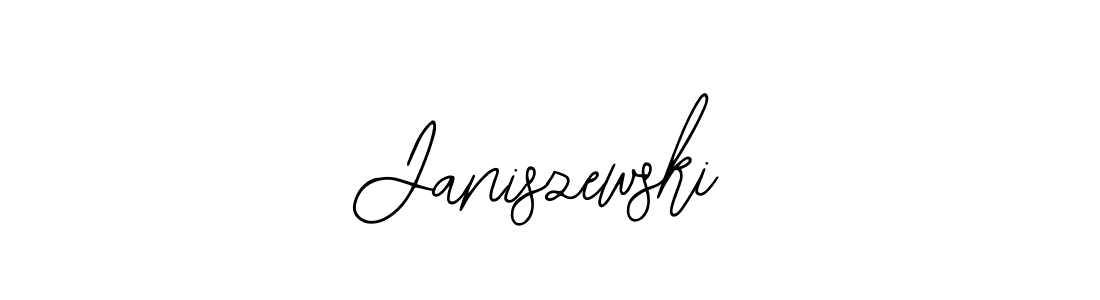 Use a signature maker to create a handwritten signature online. With this signature software, you can design (Bearetta-2O07w) your own signature for name Janiszewski. Janiszewski signature style 12 images and pictures png