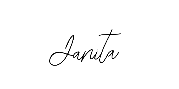 You should practise on your own different ways (Bearetta-2O07w) to write your name (Janita) in signature. don't let someone else do it for you. Janita signature style 12 images and pictures png