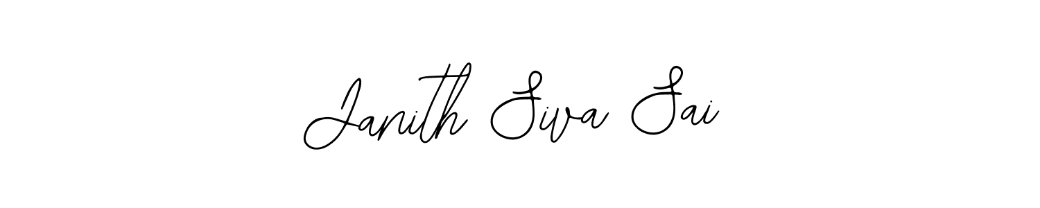This is the best signature style for the Janith Siva Sai name. Also you like these signature font (Bearetta-2O07w). Mix name signature. Janith Siva Sai signature style 12 images and pictures png