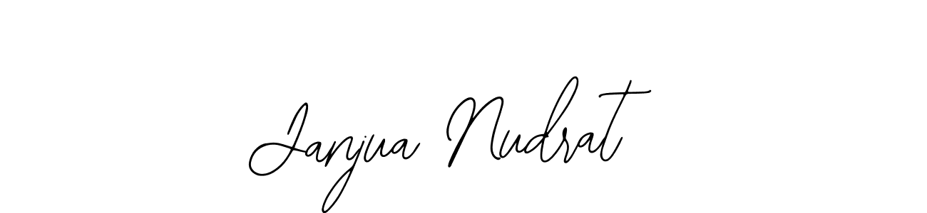 Similarly Bearetta-2O07w is the best handwritten signature design. Signature creator online .You can use it as an online autograph creator for name Janjua Nudrat. Janjua Nudrat signature style 12 images and pictures png
