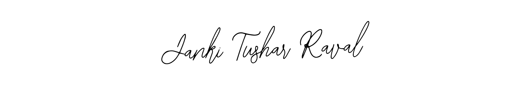 Janki Tushar Raval stylish signature style. Best Handwritten Sign (Bearetta-2O07w) for my name. Handwritten Signature Collection Ideas for my name Janki Tushar Raval. Janki Tushar Raval signature style 12 images and pictures png