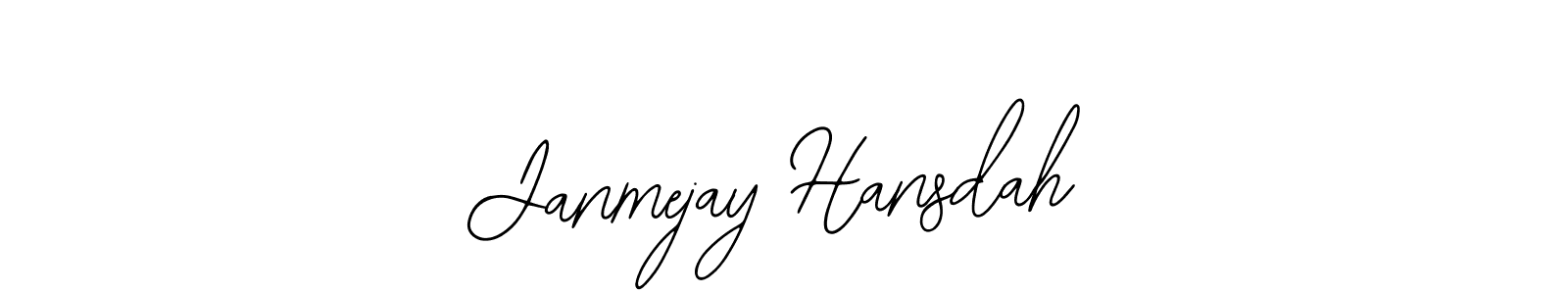 if you are searching for the best signature style for your name Janmejay Hansdah. so please give up your signature search. here we have designed multiple signature styles  using Bearetta-2O07w. Janmejay Hansdah signature style 12 images and pictures png