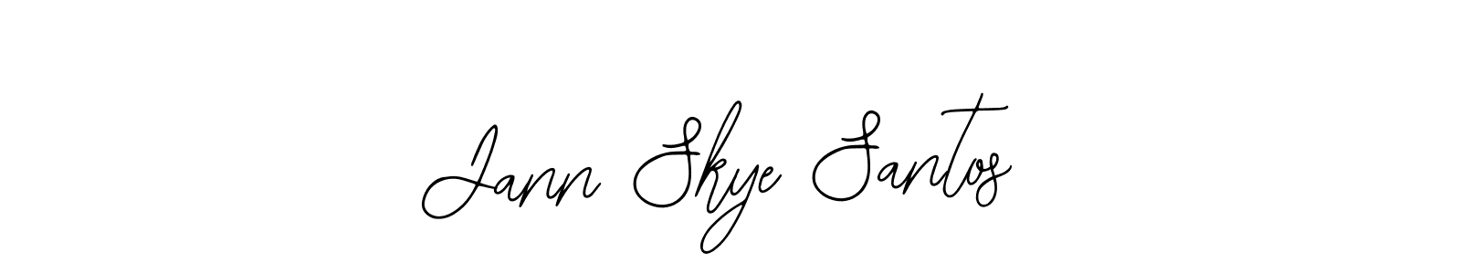 How to make Jann Skye Santos name signature. Use Bearetta-2O07w style for creating short signs online. This is the latest handwritten sign. Jann Skye Santos signature style 12 images and pictures png