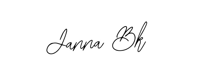Create a beautiful signature design for name Janna Bk. With this signature (Bearetta-2O07w) fonts, you can make a handwritten signature for free. Janna Bk signature style 12 images and pictures png