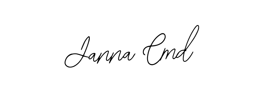 How to make Janna Cmd signature? Bearetta-2O07w is a professional autograph style. Create handwritten signature for Janna Cmd name. Janna Cmd signature style 12 images and pictures png