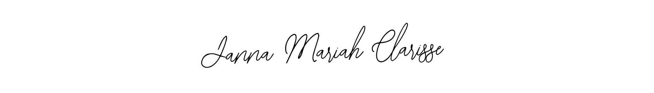 Make a beautiful signature design for name Janna Mariah Clarisse. With this signature (Bearetta-2O07w) style, you can create a handwritten signature for free. Janna Mariah Clarisse signature style 12 images and pictures png