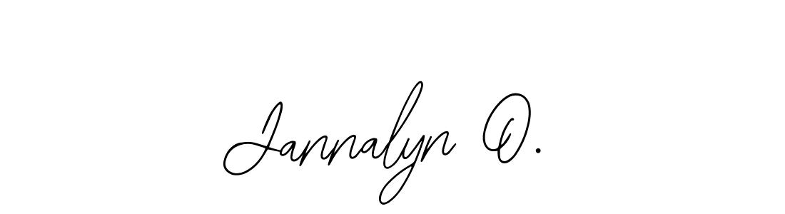 Make a beautiful signature design for name Jannalyn O.. With this signature (Bearetta-2O07w) style, you can create a handwritten signature for free. Jannalyn O. signature style 12 images and pictures png