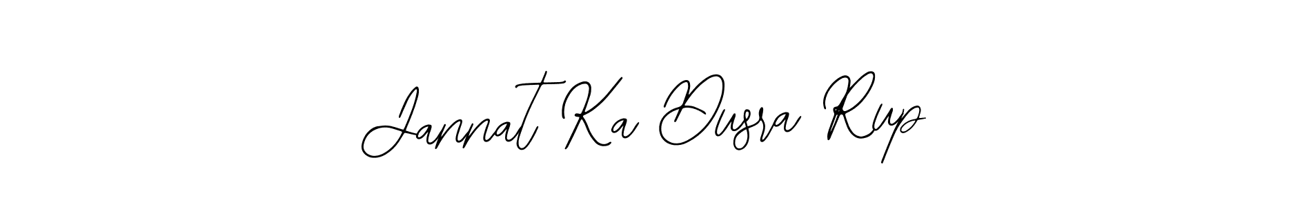 Design your own signature with our free online signature maker. With this signature software, you can create a handwritten (Bearetta-2O07w) signature for name Jannat Ka Dusra Rup. Jannat Ka Dusra Rup signature style 12 images and pictures png