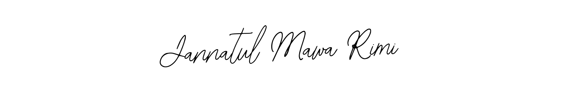 Create a beautiful signature design for name Jannatul Mawa Rimi. With this signature (Bearetta-2O07w) fonts, you can make a handwritten signature for free. Jannatul Mawa Rimi signature style 12 images and pictures png