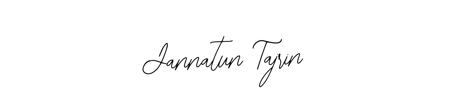 if you are searching for the best signature style for your name Jannatun Tajrin. so please give up your signature search. here we have designed multiple signature styles  using Bearetta-2O07w. Jannatun Tajrin signature style 12 images and pictures png