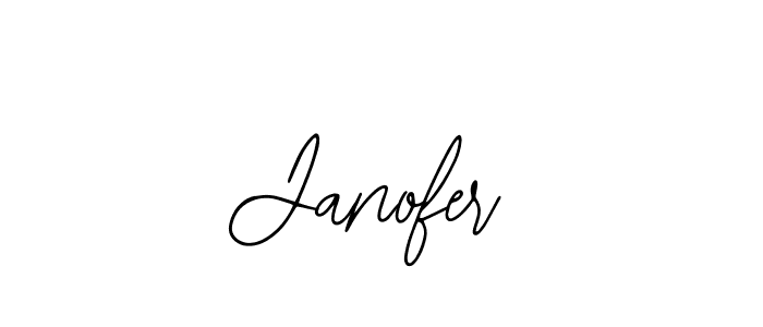 You should practise on your own different ways (Bearetta-2O07w) to write your name (Janofer) in signature. don't let someone else do it for you. Janofer signature style 12 images and pictures png