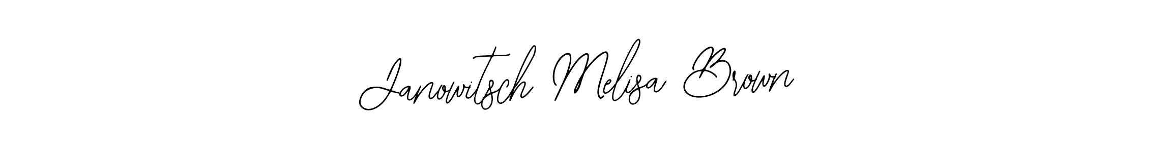 Use a signature maker to create a handwritten signature online. With this signature software, you can design (Bearetta-2O07w) your own signature for name Janowitsch Melisa Brown. Janowitsch Melisa Brown signature style 12 images and pictures png