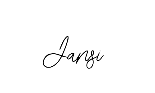 How to make Jansi name signature. Use Bearetta-2O07w style for creating short signs online. This is the latest handwritten sign. Jansi signature style 12 images and pictures png