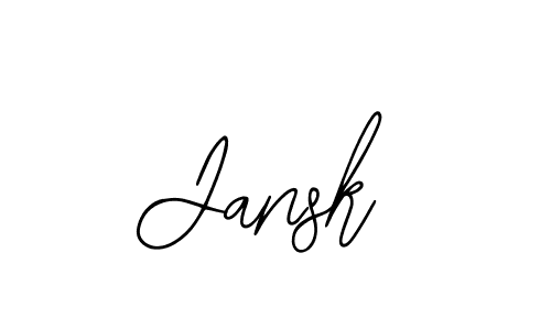 if you are searching for the best signature style for your name Jansk. so please give up your signature search. here we have designed multiple signature styles  using Bearetta-2O07w. Jansk signature style 12 images and pictures png