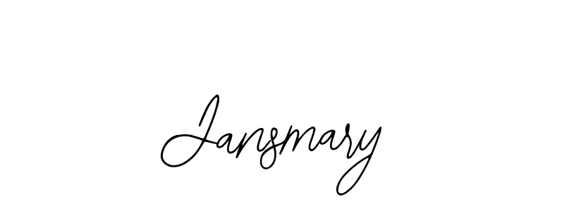 You should practise on your own different ways (Bearetta-2O07w) to write your name (Jansmary) in signature. don't let someone else do it for you. Jansmary signature style 12 images and pictures png