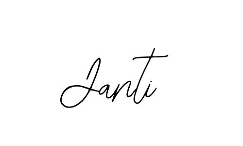 You should practise on your own different ways (Bearetta-2O07w) to write your name (Janti) in signature. don't let someone else do it for you. Janti signature style 12 images and pictures png