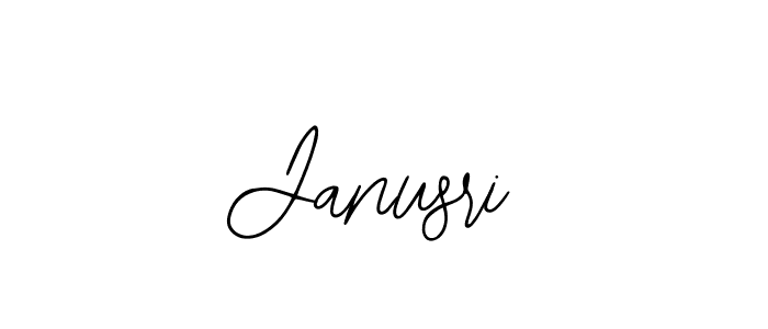 Design your own signature with our free online signature maker. With this signature software, you can create a handwritten (Bearetta-2O07w) signature for name Janusri. Janusri signature style 12 images and pictures png