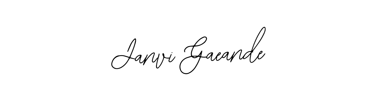 Use a signature maker to create a handwritten signature online. With this signature software, you can design (Bearetta-2O07w) your own signature for name Janvi Gaeande. Janvi Gaeande signature style 12 images and pictures png