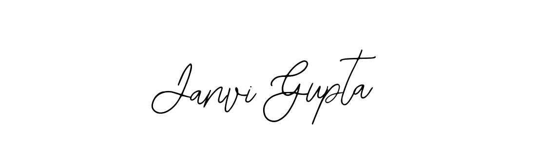 The best way (Bearetta-2O07w) to make a short signature is to pick only two or three words in your name. The name Janvi Gupta include a total of six letters. For converting this name. Janvi Gupta signature style 12 images and pictures png