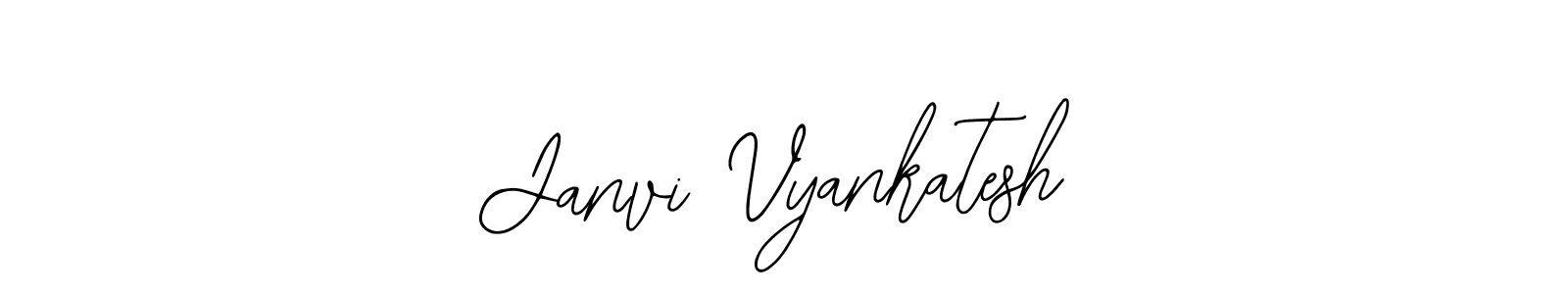 How to make Janvi Vyankatesh name signature. Use Bearetta-2O07w style for creating short signs online. This is the latest handwritten sign. Janvi Vyankatesh signature style 12 images and pictures png