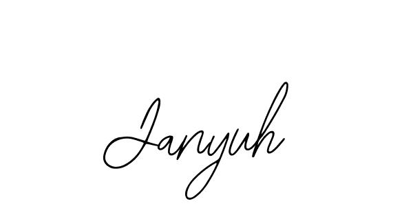 You should practise on your own different ways (Bearetta-2O07w) to write your name (Janyuh) in signature. don't let someone else do it for you. Janyuh signature style 12 images and pictures png