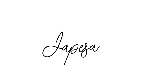 Use a signature maker to create a handwritten signature online. With this signature software, you can design (Bearetta-2O07w) your own signature for name Japesa. Japesa signature style 12 images and pictures png