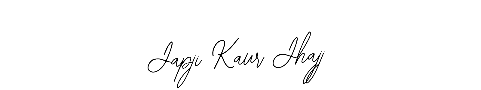 How to make Japji Kaur Jhajj signature? Bearetta-2O07w is a professional autograph style. Create handwritten signature for Japji Kaur Jhajj name. Japji Kaur Jhajj signature style 12 images and pictures png