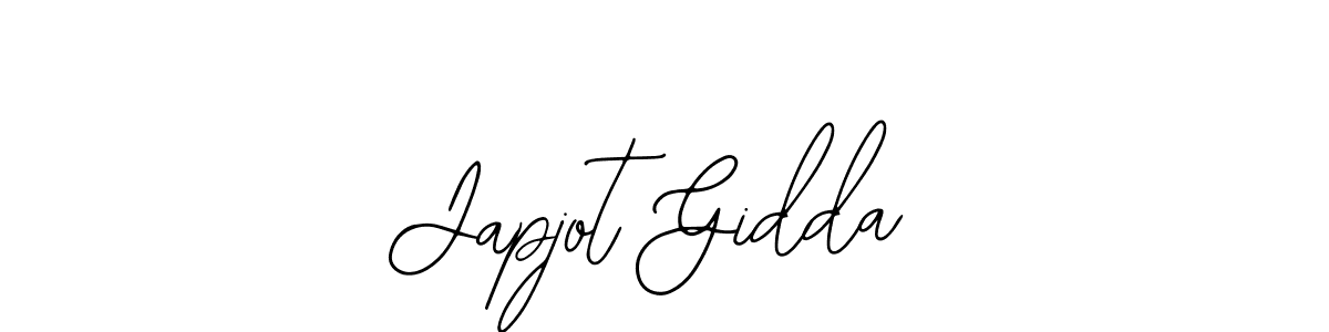 if you are searching for the best signature style for your name Japjot Gidda. so please give up your signature search. here we have designed multiple signature styles  using Bearetta-2O07w. Japjot Gidda signature style 12 images and pictures png