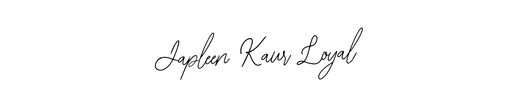 Make a beautiful signature design for name Japleen Kaur Loyal. Use this online signature maker to create a handwritten signature for free. Japleen Kaur Loyal signature style 12 images and pictures png