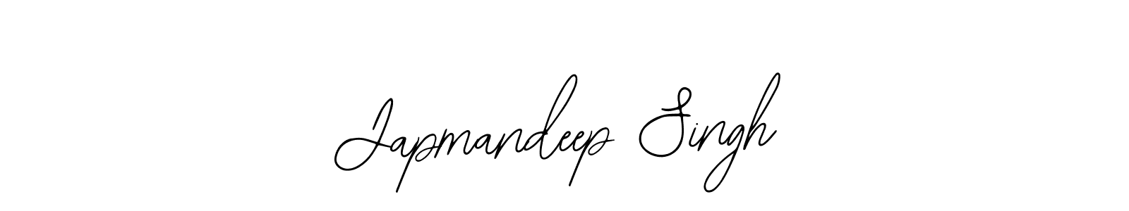 Also we have Japmandeep Singh name is the best signature style. Create professional handwritten signature collection using Bearetta-2O07w autograph style. Japmandeep Singh signature style 12 images and pictures png