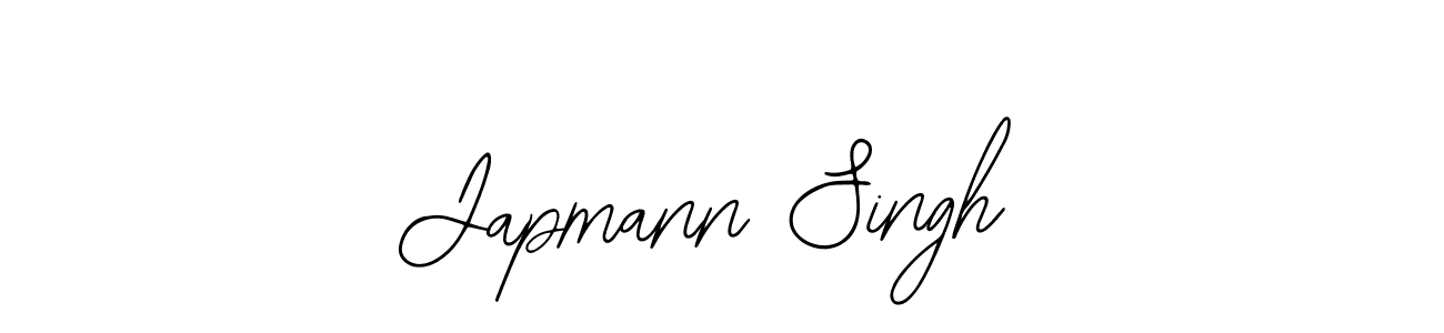 How to Draw Japmann Singh signature style? Bearetta-2O07w is a latest design signature styles for name Japmann Singh. Japmann Singh signature style 12 images and pictures png