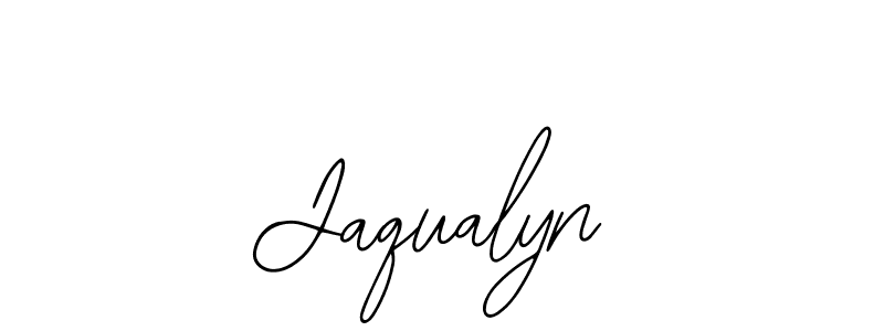 Use a signature maker to create a handwritten signature online. With this signature software, you can design (Bearetta-2O07w) your own signature for name Jaqualyn. Jaqualyn signature style 12 images and pictures png
