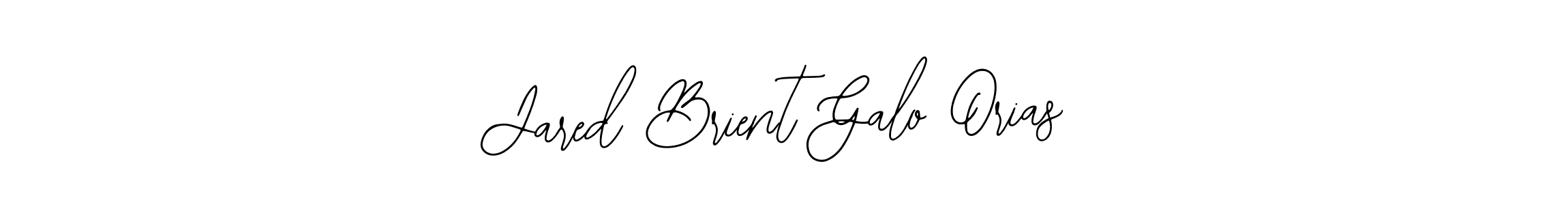 The best way (Bearetta-2O07w) to make a short signature is to pick only two or three words in your name. The name Jared Brient Galo Orias include a total of six letters. For converting this name. Jared Brient Galo Orias signature style 12 images and pictures png